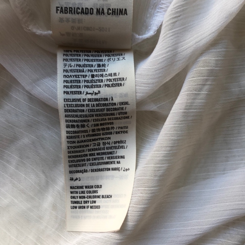 Hollister sheer tank top/bathing suit coverup - Picture 7 of 8